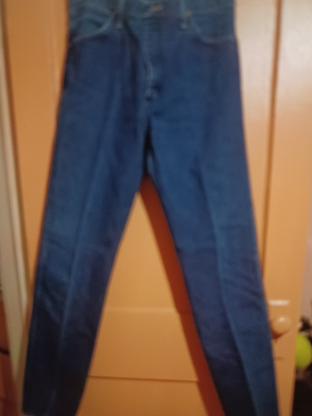 Wrangler Men's Dark Blue Slim Straight Jeans